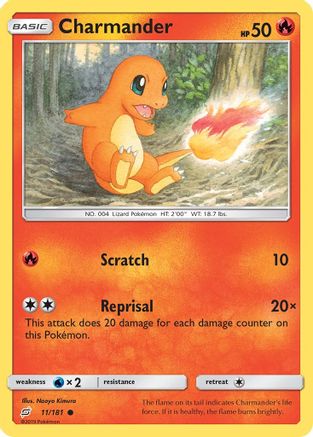 Charmander (11) 011/181/181 - Common