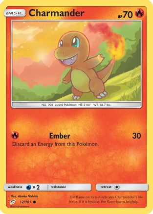 Charmander (12) 012/181/181 - Common