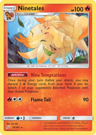 Ninetales 016/181/181 - Rare
