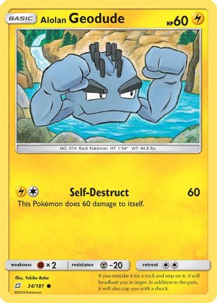 Alolan Geodude (34) 034/181 - Common