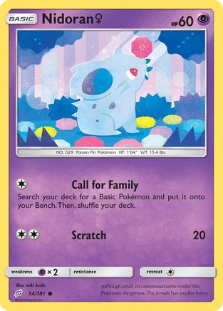 Nidoran F 054/181/181 - Common