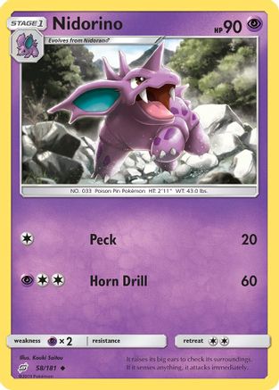 Nidorino 058/181/181 - Uncommon
