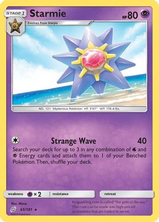 Starmie 065/181/181 - Rare