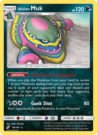 Alolan Muk 084/181/181 - Rare