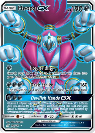 Hoopa GX (Full Art) 166/181 - Ultra Rare - Holofoil