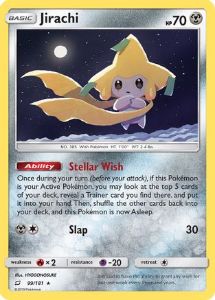 Jirachi 099/181/181 - Holo Rare - Holofoil