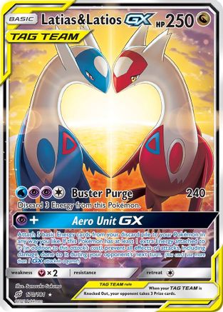 Latias & Latios GX (Alternate Full Art) 170/181 - Ultra Rare - Holofoil