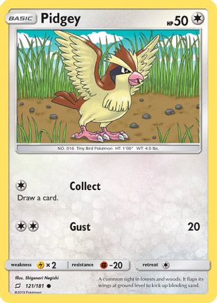Pidgey (121) 121/181/181 - Common