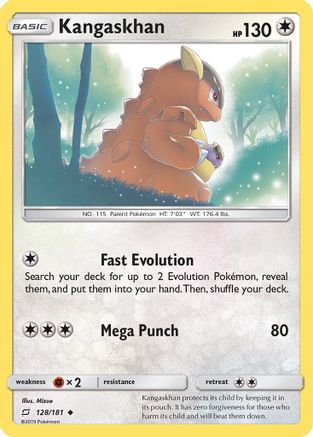 Kangaskhan 128/181/181 - Uncommon