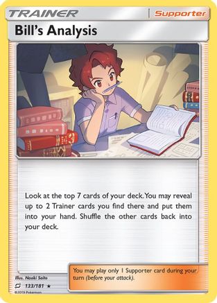 Bill's Analysis 133/181 - Holo Rare - Holofoil