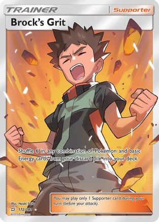 Brock's Grit (Full Art) 172/181 - Ultra Rare - Holofoil