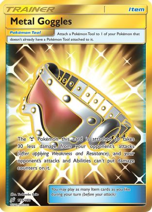 Metal Goggles (Secret) 195/181 - Secret Rare - Holofoil