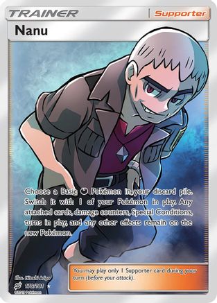 Nanu (Full Art) 179/181 - Ultra Rare - Holofoil