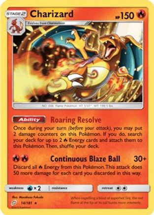 Charizard 014/181 - Holo Rare - Holofoil