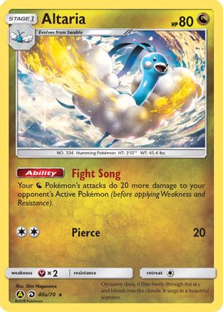 Altaria 40a/70/70 - Promo - Holofoil