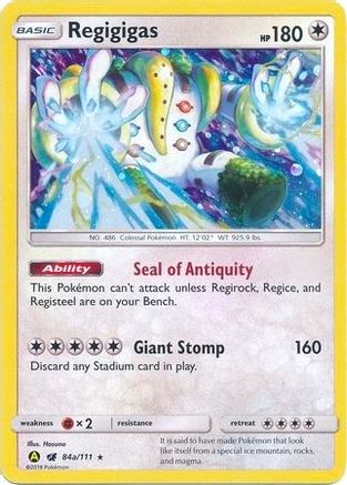 Regigigas 84a/111/111 - Promo - Holofoil