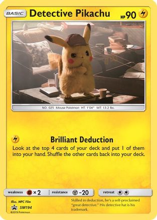 Detective Pikachu SM194/248 - Promo - Holofoil