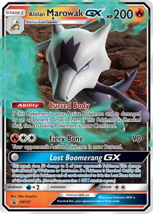 Alolan Marowak GX SM187/248 - Promo - Holofoil