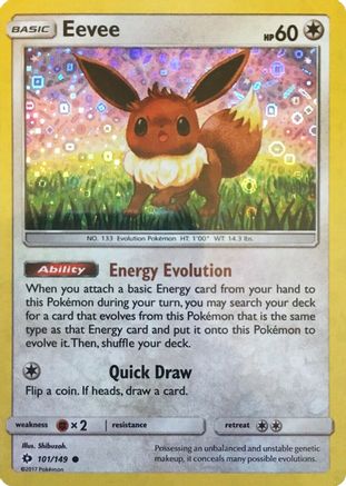 Eevee 101/149 - Promo - Holofoil