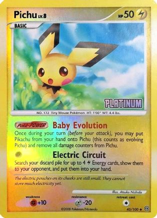 Pichu 045/106 - Promo - Reverse Holofoil