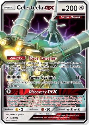 Celesteela GX 163/214/214 - Ultra Rare - Holofoil