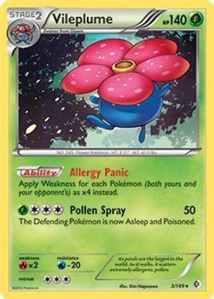 Vileplume 003/149 - Rare
