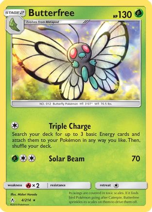 Butterfree 004/214/214 - Rare