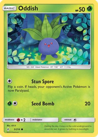 Oddish (5) 005/214/214 - Common