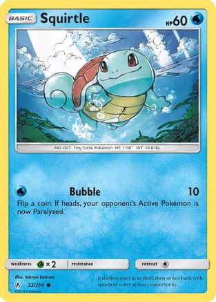 Squirtle 033/214/214 - Common