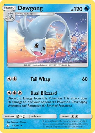Dewgong 045/214 - Rare