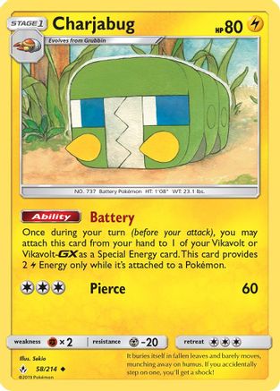 Charjabug 058/214/214 - Uncommon
