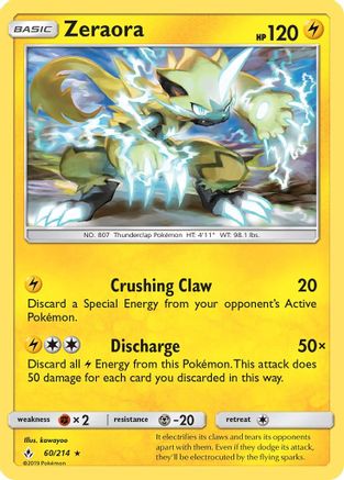 Zeraora 060/214/214 - Rare