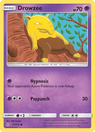 Drowzee 071/214/214 - Common