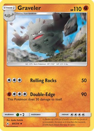 Graveler 088/214 - Uncommon