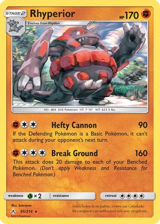Rhyperior 095/214/214 - Rare