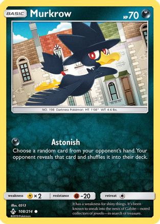 Murkrow 108/214/214 - Common