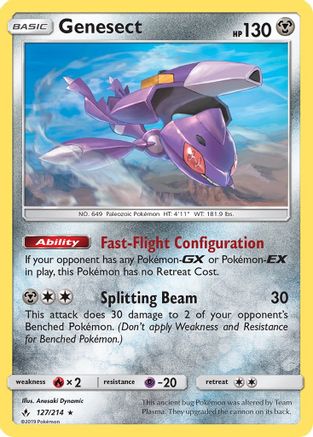 Genesect 127/214/214 - Rare