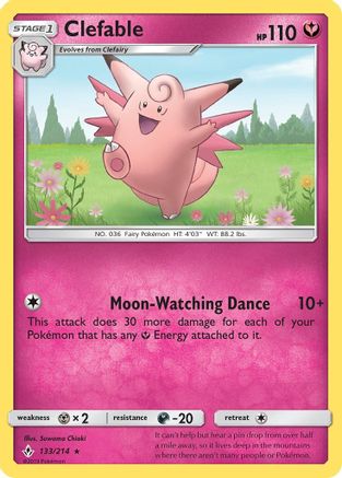 Clefable 133/214/214 - Rare