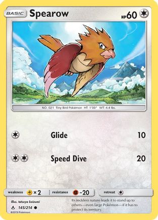 Spearow 145/214/214 - Common