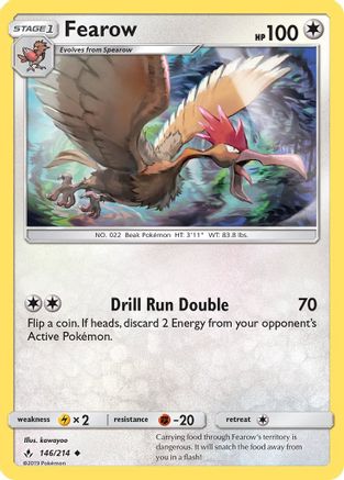 Fearow 146/214 - Uncommon