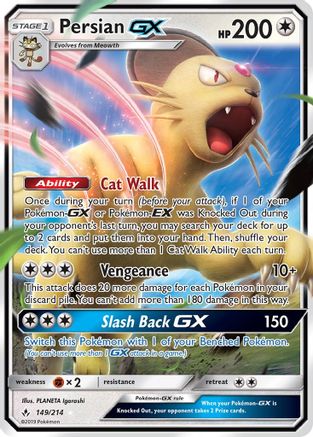 Persian GX 149/214/214 - Ultra Rare - Holofoil