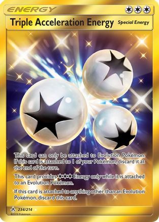 Triple Acceleration Energy (Secret) 234/214/214 - Secret Rare - Holofoil