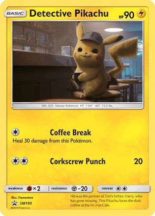 Detective Pikachu SM190/248 - Promo - Holofoil
