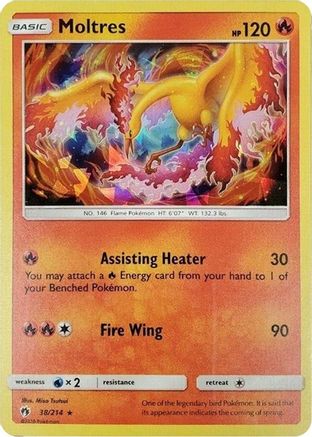 Moltres 038/214 - Holo Rare - Holofoil