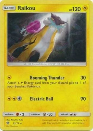 Raikou 032/73 - Holo Rare - Holofoil