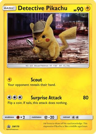 Detective Pikachu SM170/248 - Promo - Holofoil