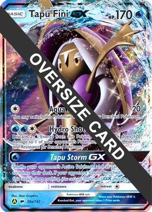 Tapu Fini GX 39a/147 - Promo - Holofoil
