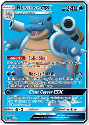 Blastoise GX SM189/248 - Promo - Holofoil