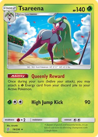 Tsareena 019/236 - Holo Rare - Holofoil