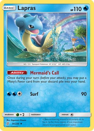 Lapras 036/236/236 - Uncommon